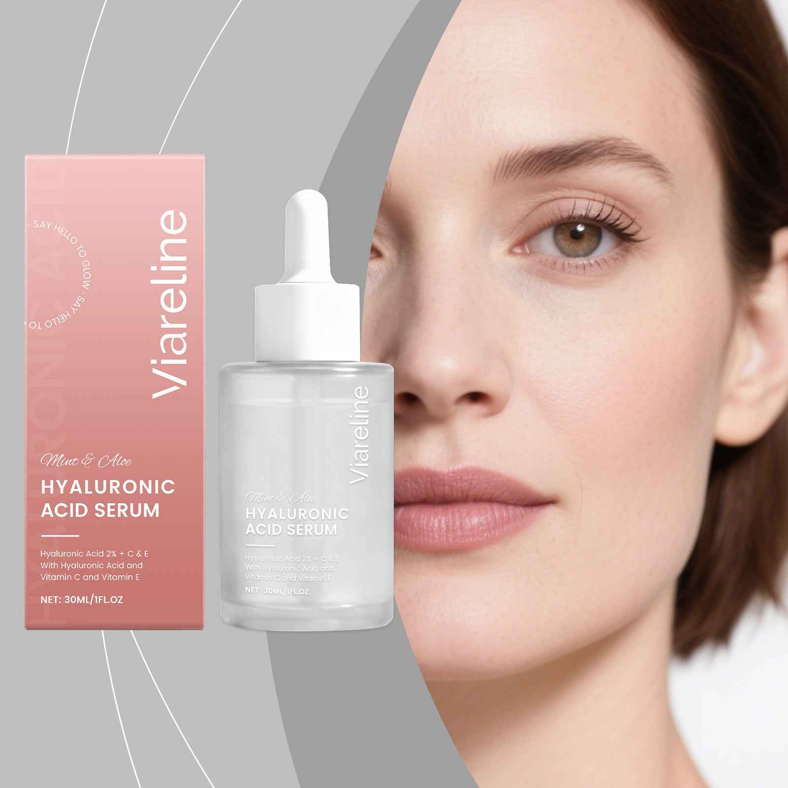 Hyaluronic Acid Hydrating Face Serum - ZÆVIXA