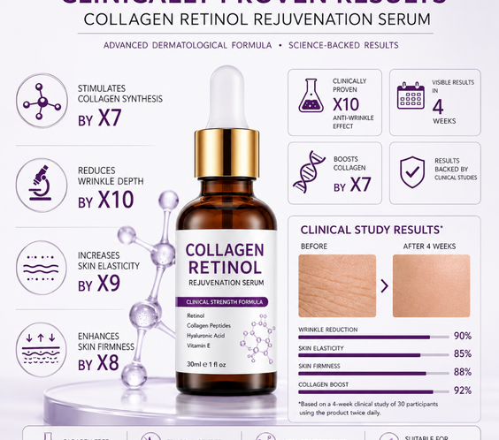 Collagen Retinol Rejuvenation Serum – Anti-Wrinkle Face Serum