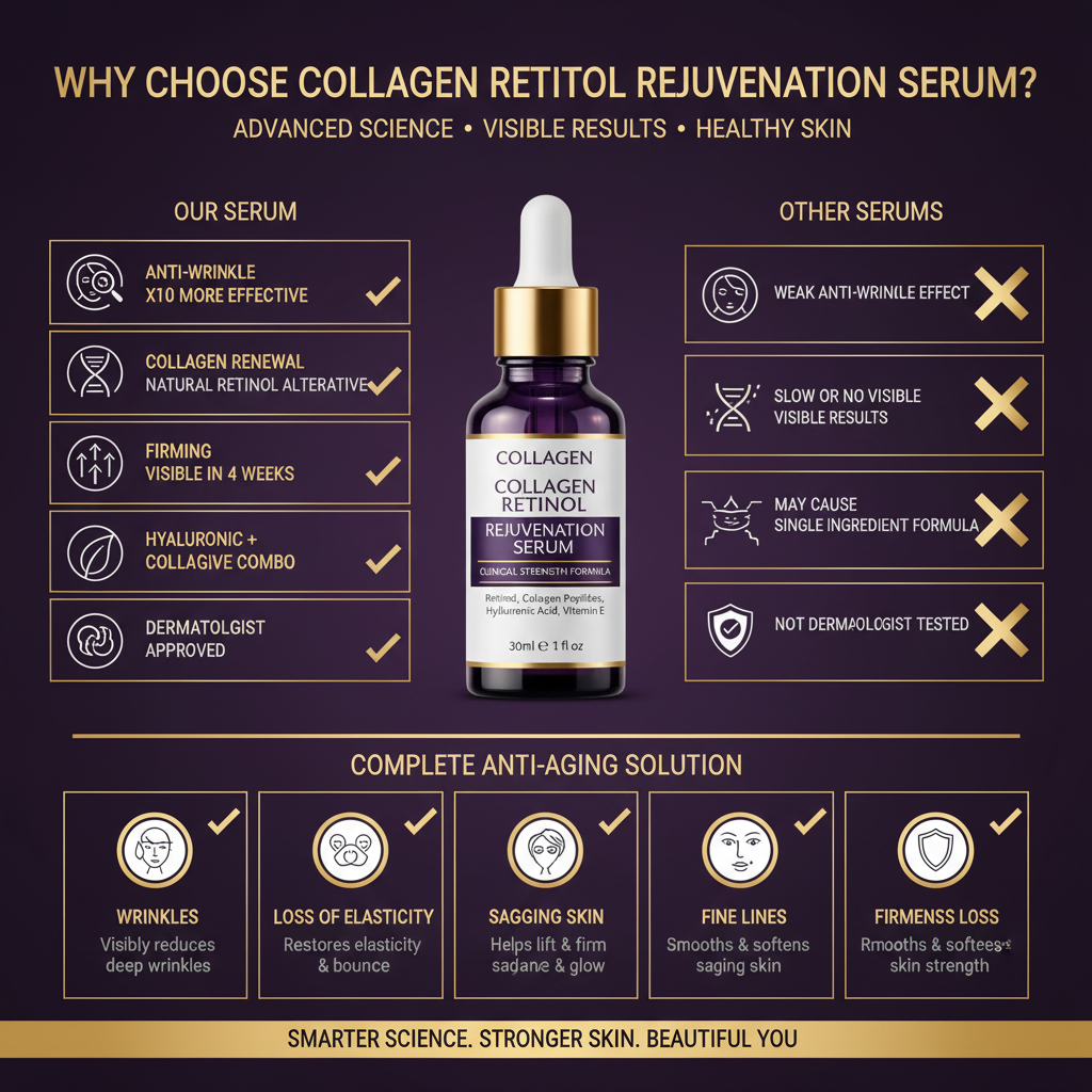 Collagen Retinol Rejuvenation Serum – Anti-Wrinkle Face Serum